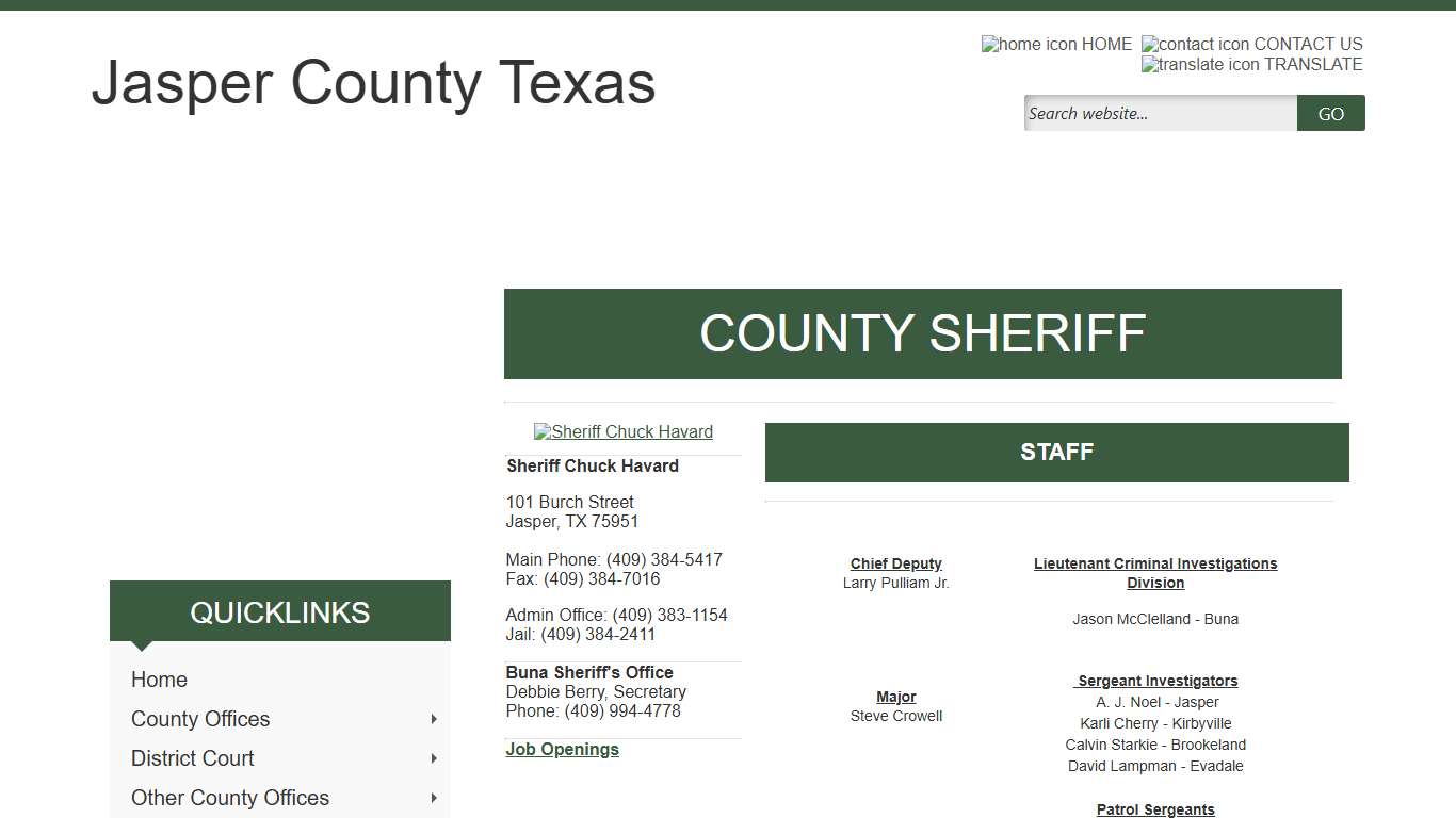 Jasper County Sheriff's Office